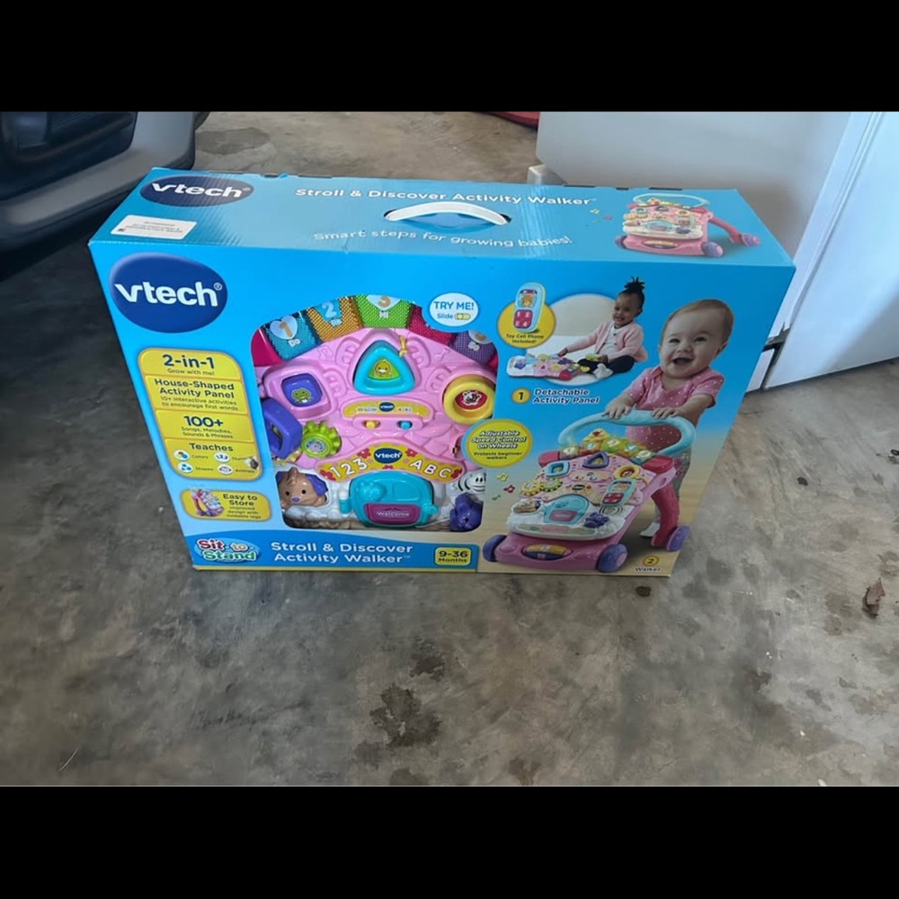 VTech Stroll & Discover Activity Walker - Pink
